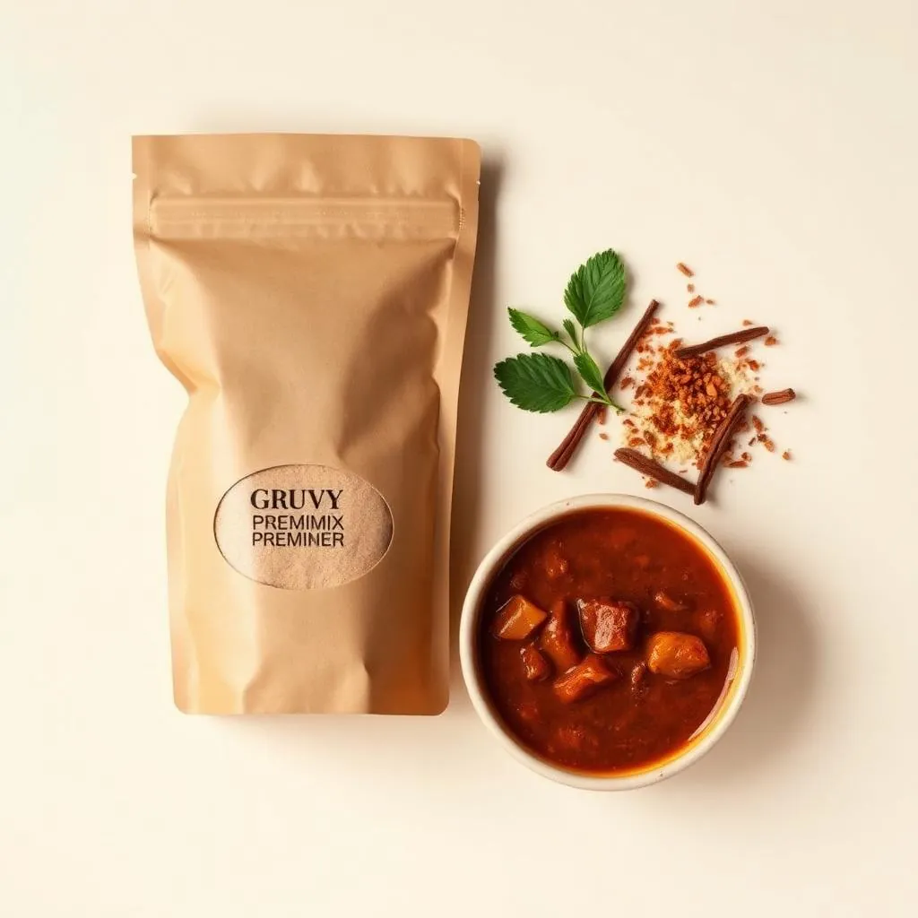 Rich Indian curry gravy prepared from a Raisa Foods authentic gravy premix